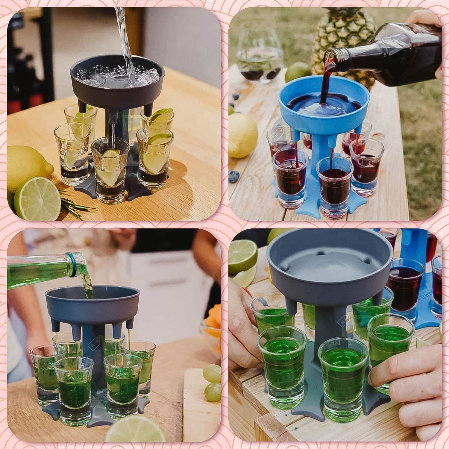 6-port Drink Dispenser Stand (1 Pc) 6-port Drink Dispenser Stand (1 Pc)